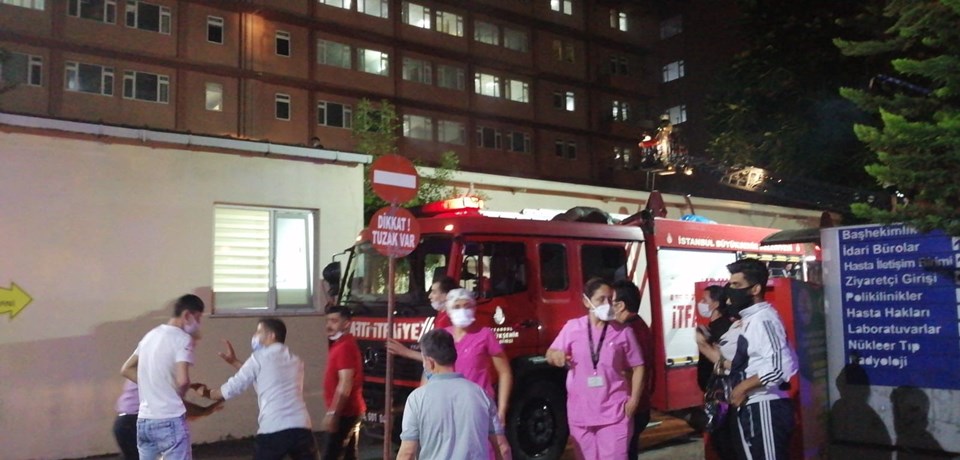 İstanbul Eğitim Araştırma Hastanesi nde yangın