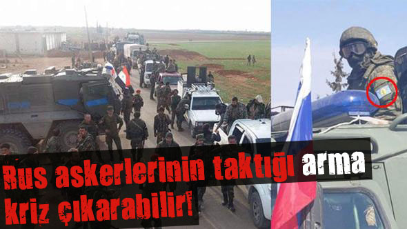 Rus askerlerinin taktığı arma kriz çıkarabilir