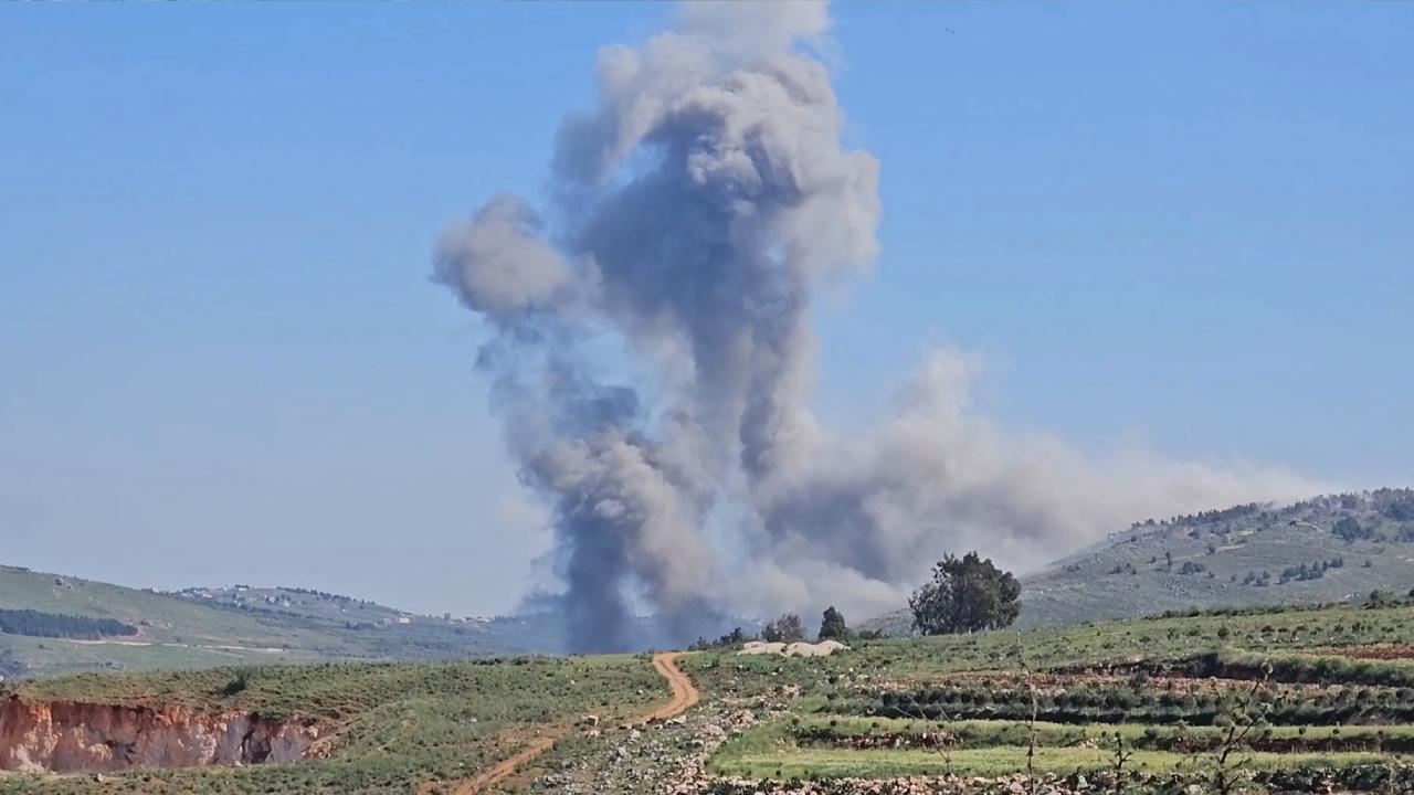 İsrail den yine Lübnan a saldırı