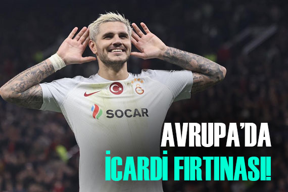 Mauro Icardi, Kane ve Haaland gibi isimleri geçerek Avrupa da zirveye çıktı!