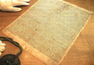 Magna Carta nın 700 yıllık kopyası bulundu!