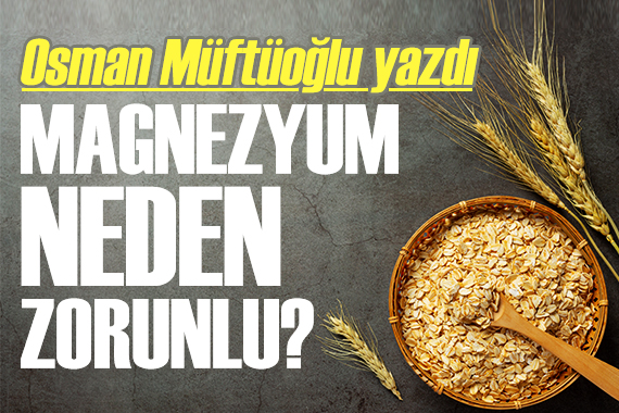 Osman Müftüoğlu yazdı: Magnezyumun faydaları!