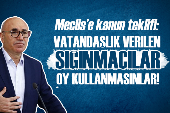 CHP den sığınmacılara yönelik yeni teklif: İlk seçimde oy kullanmasınlar!