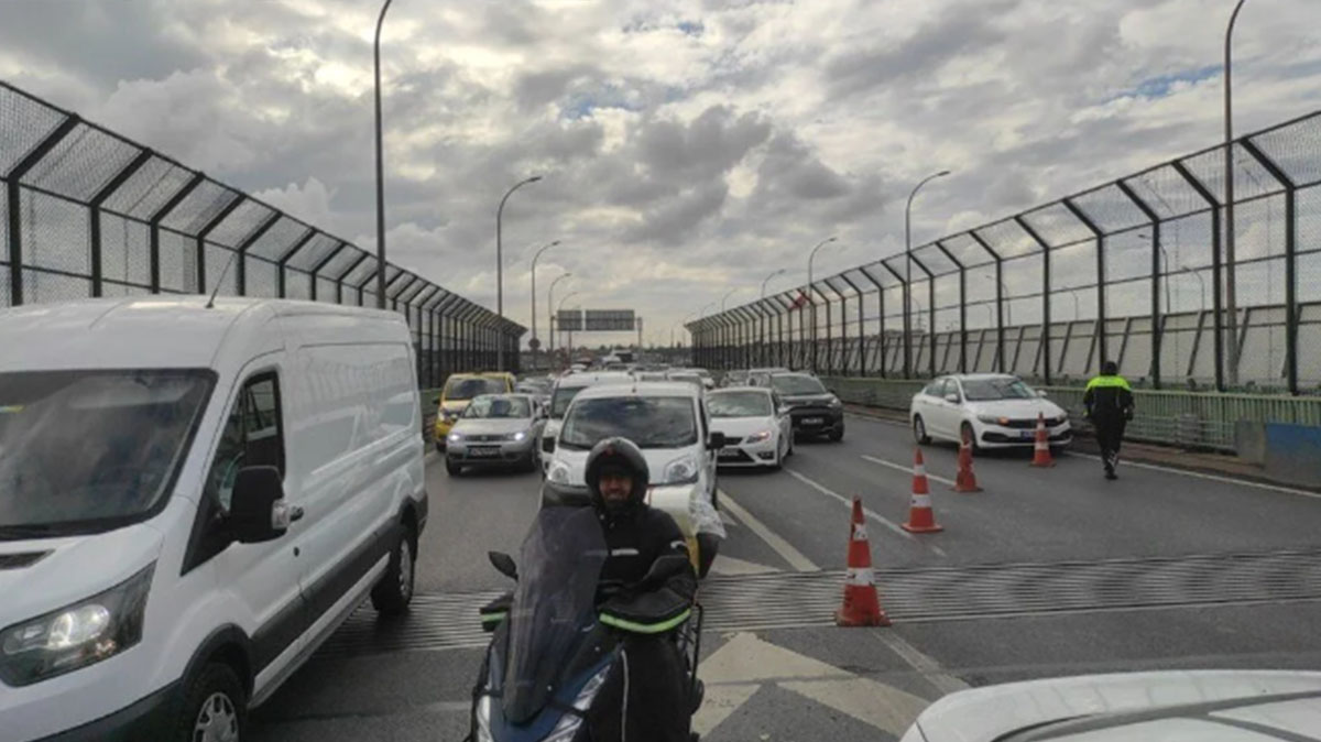 Haliç Köprüsü nde feci kaza: 1 ağır yaralı