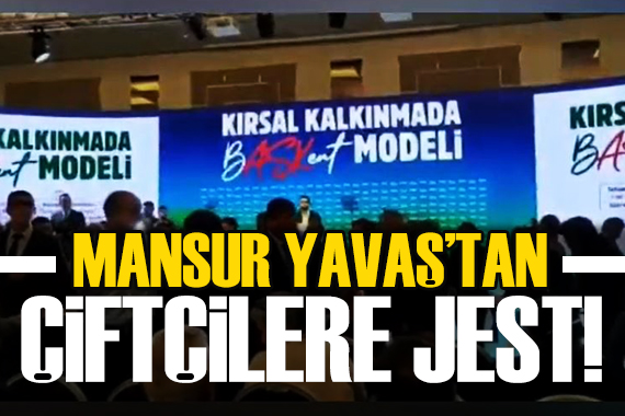 Mansur Yavaş tan çiftçilere jest!