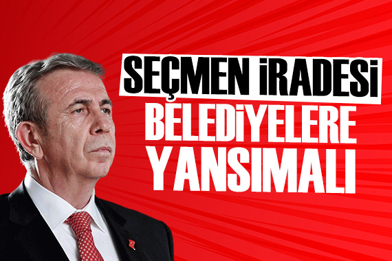 Mansur Yavaş tan kayyum açıklaması