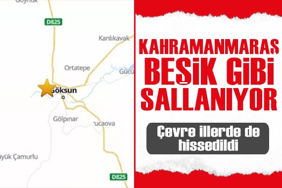 Kahramanmaraş beşik gibi sallanıyor! Üst üste depremler...