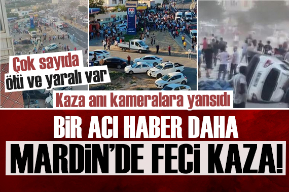 Bir kaza haberi de Mardin den!