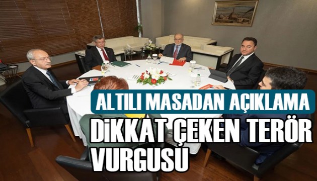 Liderlerden İstanbul'daki terör saldırısıyla ilgili ortak açıklama