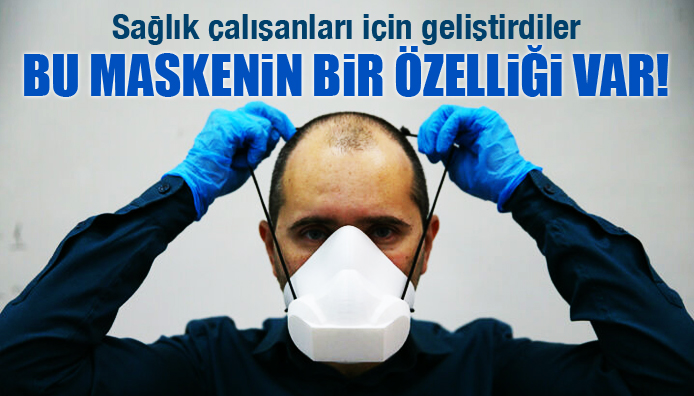 Sağlık çalışanları için kendini temizleyen maske geliştirdiler