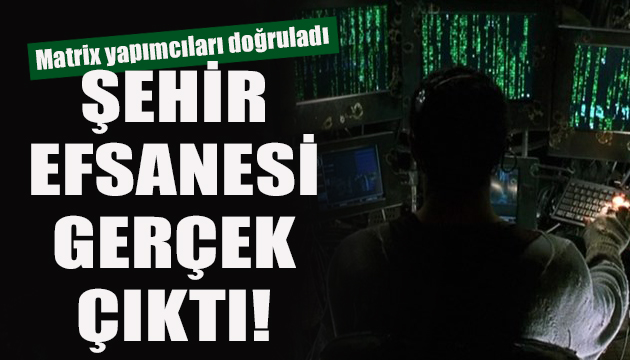 Matrix yapımcıları o iddiayı doğruladı