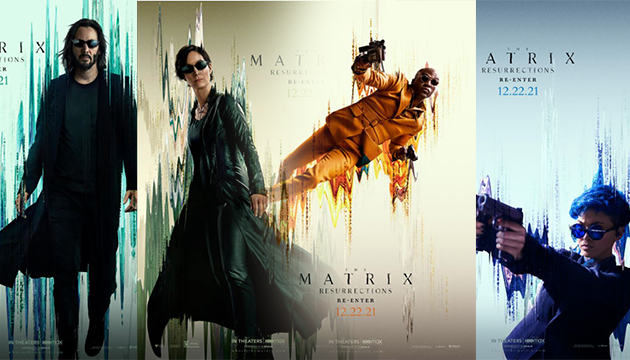 Matrix ten karakter posterleri! Heyecan artıyor