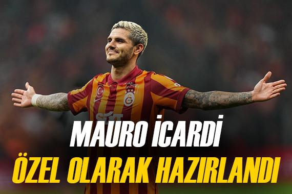 Mauro Icardi den Fenerbahçe maçına özel hazırlık
