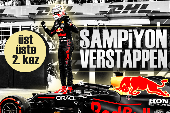 Formula 1 de Max Verstappen, üst üste ikinci kez dünya şampiyonu oldu!