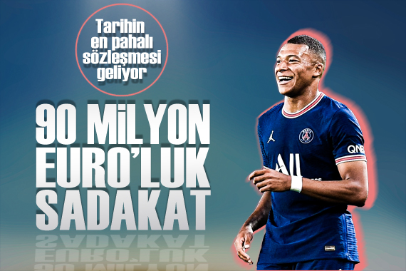 Paris Saint-Germain, yıldızı Mbappe ye, tarihin en pahalı kontratını vermeye hazırlanıyor!