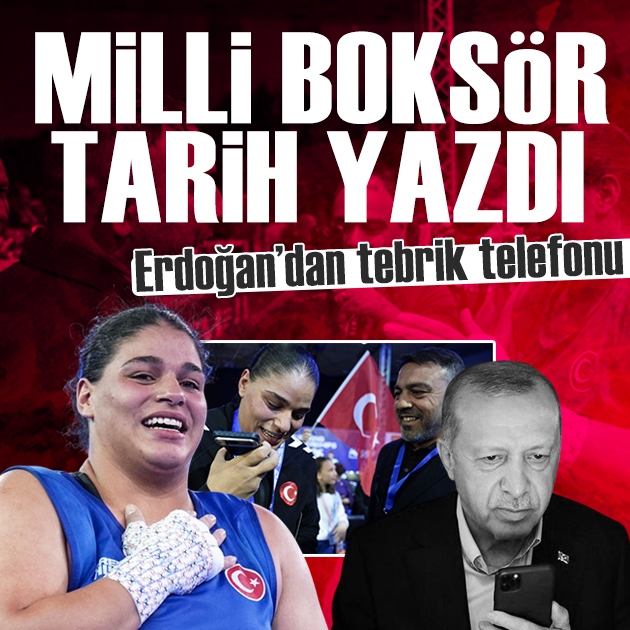 Milli boksörden büyük başarı: Erdoğan'dan tebrik telefonu