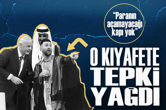 Messi nin kupayı kaldırırken giydiği kıyafete tepki yağdı