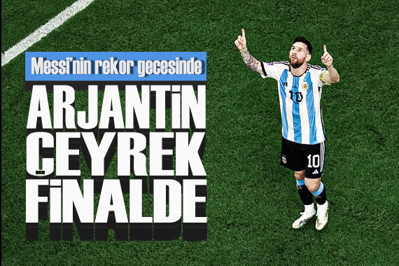 Messi nin rekor gecesinde Arjantin turladı!