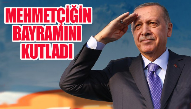 Erdoğan Mehmetçiğin bayramını kutladı