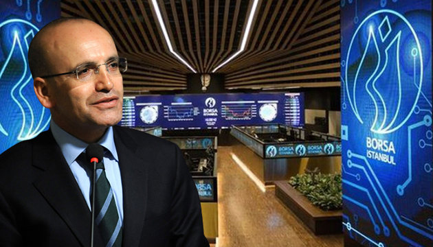 Borsa İstanbul da  Mehmet Şimşek  hareketliliği