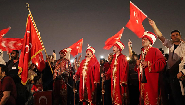 Katar da mehter yürüyüşü