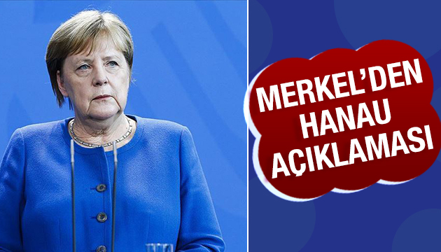 Merkel den Hanau açıklaması!