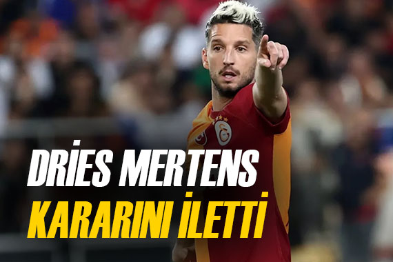 Galatasaray da Dries Mertens transferi için kararını verdi