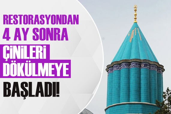 Restorasyondan 4 ay sonra çinileri dökülmeye başladı!