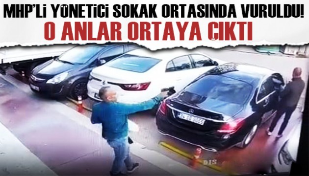 MHP'li yöneticiyi sokak ortasında arkasından vurdular!