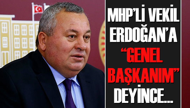 MHP’li vekilden genel başkan gafı