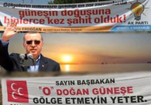 MHP den Erdoğan a  Güneş  Cevabı