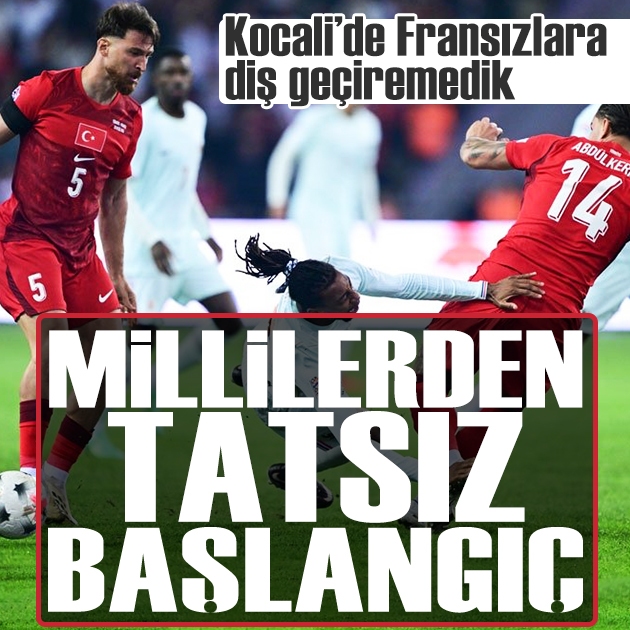 Millilerden tatsız başlangıç: Kocaeli'de tek gol