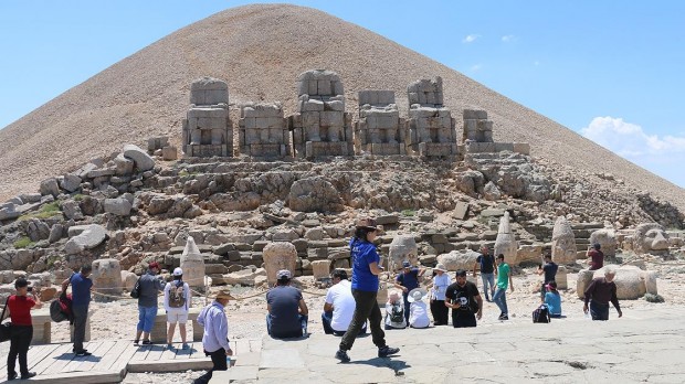 Dünya mirası Nemrut a ziyaretçi ilgisi