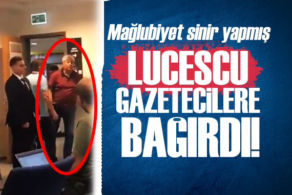 Lucescu basın toplantısını terk etti!