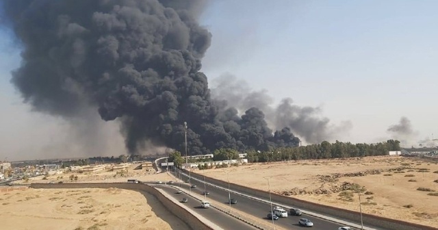 Mısır da petrol boru hattında dev yangın