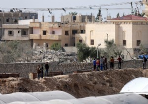 Gazze sınırındaki tampon bölgeyi genişletiliyor!