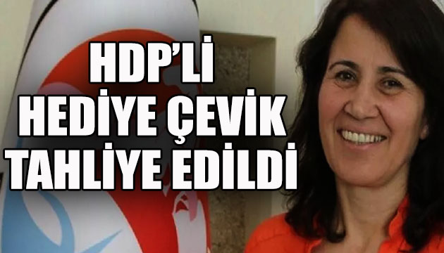 HDP li Hatice Çevik tahliye edildi