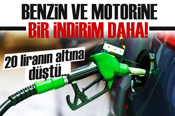 Benzin ve motorine bir indirim daha!