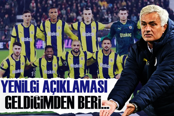 Mourinho dan AZ Alkmaar yenilgisiyle ilgili açıklama