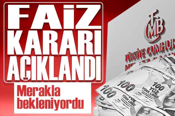 Merkez Bankası faiz kararını açıkladı