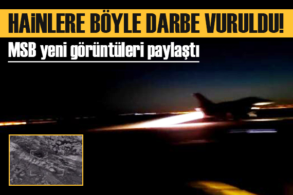 MSB paylaştı! Hainlere böyle darbe vuruldu