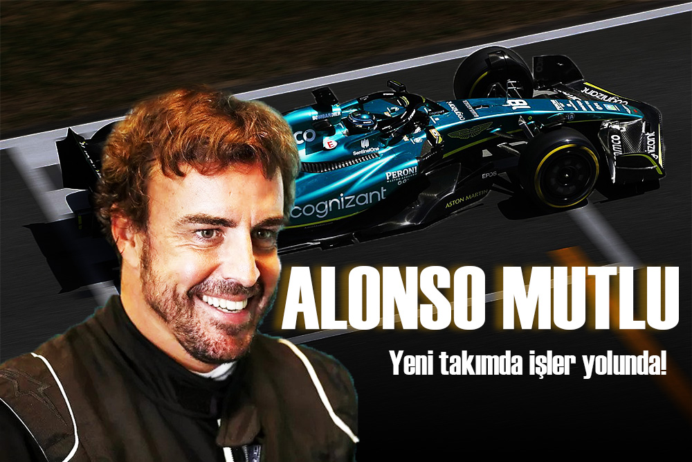 Mutlu Alonso:  Aston Martin ile ilk testim harika bir sürpriz oldu 