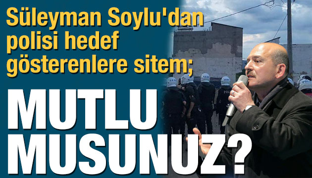 Bakan Soylu dan  mutlu musunuz  sitemi