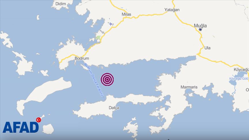 Muğla da deprem