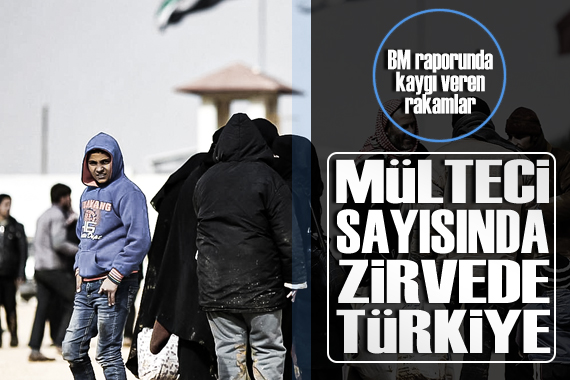 BM nin göç raporu yayınlandı: Türkiye mülteci sayısında dünyada ilk sırada yer aldı