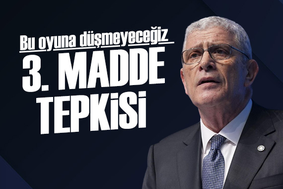 Dervişoğlu ndan 3. madde cevabı: Türkiye Devleti, ülkesi ve milletiyle bölünmez bir bütündür, NOKTA