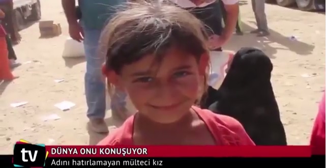 Adını bile hatırlamayan mülteci kız!