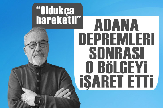 Naci Görür, Adana depremleri sonrası o bölgeyi işaret etti: Oldukça hareketli!