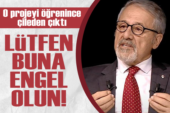 Fay hattının üzerine yapılan proje Naci Görür ü çileden çıkardı: Lütfen buna engel olun!