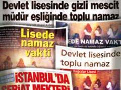 NAMAZ DÜŞMANLIĞINA TEPKİ YAĞDI